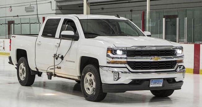 2017 Tire Testing on Ice with Silverado